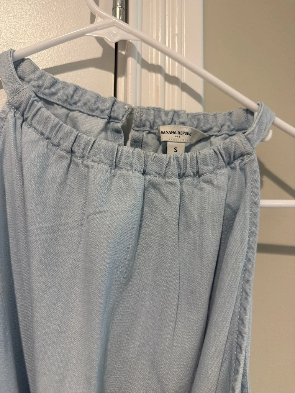 Banana Republic Factory Chambray Tie-Waist Dress